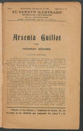1918002900: Arsenia Guillot