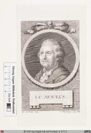 Bildnis Johann Carl August Musäus