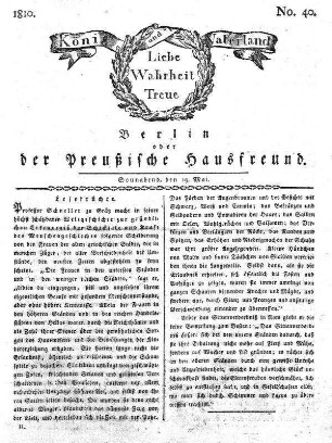 Nr. 40., 19. Mai 1810