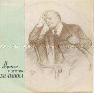 Russische Platte über Musik im Leben Lenins