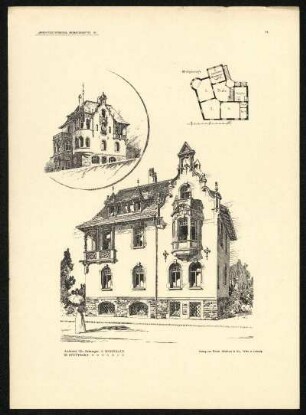 Tafel 14: Wohnhaus in Stuttgart