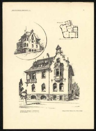 Tafel 14: Wohnhaus in Stuttgart