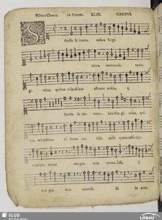 XLIX. Sancta et immaculata