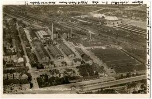 Fliegeraufnahme Schlachthofgelände Leipzig
