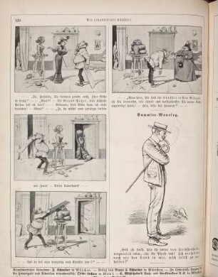 "Der rehabilitirte Künstler" "Bummler-Monolog"