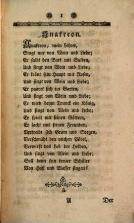 Versuch in Scherzhaften Liedern, 1