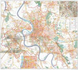 Generalstadtplan Düsseldorf Neuss