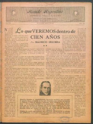 Lo que veremos dentro de cien años