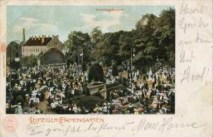 Leipziger Palmengarten: Sonntagsbesuch [Officielle Postkarte : Leipziger Palmengarten]