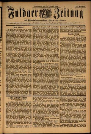 Ausgabe vom Donnerstag, den 23. Januar 1896.