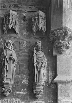 Die Heiligen Walburga und Wunibald