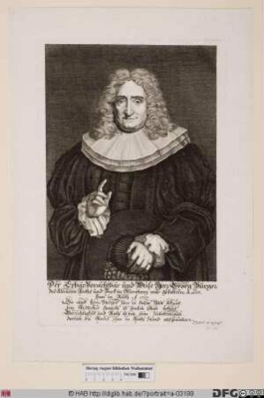 Bildnis Georg Burger