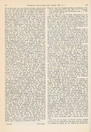 688-689 [Rezension] Wagner, Georg, Der Ursprung der Chrysostomusliturgie