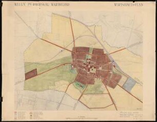 Generalbebauungsplan Welun: Flächennutzungsplan 1:5000