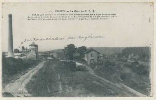 Foto von Fismes. La Gare du C.B.R. (Postkarte)