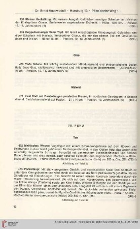 VIII. Peru (Nr. 472 - 500)