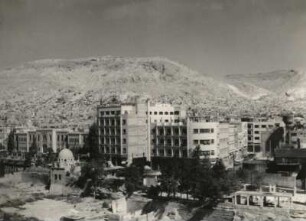 Damaskus, Syrien : Stadtansicht mit modernen Wohnbauten