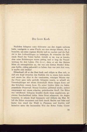 Der leere Korb