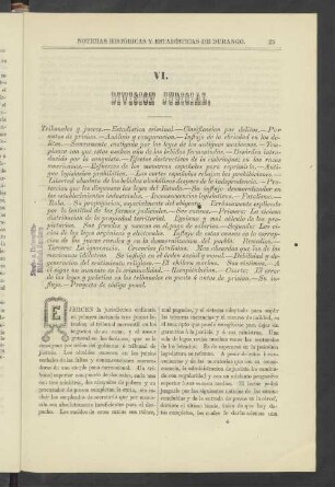 VI. Division Judicial.