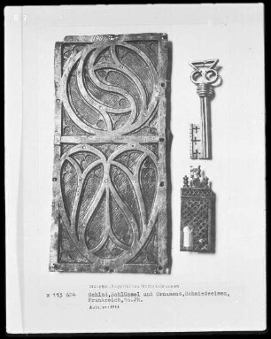 Türschloss Schlüssel Ornament