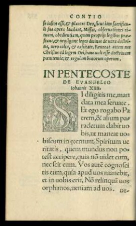 In Pentecoste ...