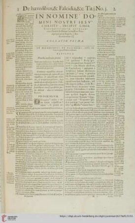 Collatio Prima
