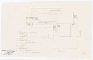 Staatstheater Kassel: Grundriss 3. OG 1:500