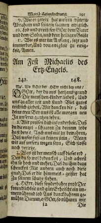 Am Fest Michaelis des Ertz-Engels.
