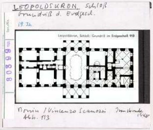 Leopoldskron: Schloss, Grundriss Erdgeschoss