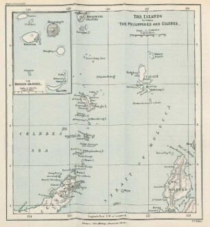 The islands between the Philippines and Celebes