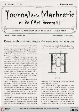 Construction économique des escaliers en marbre