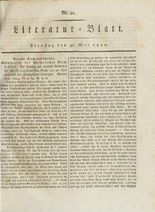 42, 1820: Heft