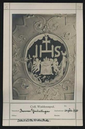 Kirchendecke (Detail) Standort: Bronnen bei Gammertingen