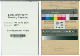 Entnazifizierung Alfred Schniedenharn , geb. 22.02.1907 (Bergmann)