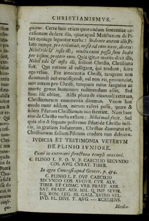 Iudicia et Testimonia.