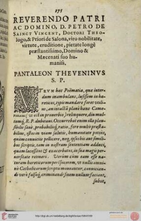 De Haereticis de Religione poematia