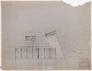 Geschäftshaus Knesebeckstraße/Kurfürstendamm, Berlin-Charlottenburg: 2. Bauabschnitt: Grundriss 6.OG 1:100