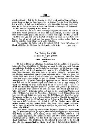 Das Princip der Ethik : im Sinne der Schule Herbarts ; (Schluß)