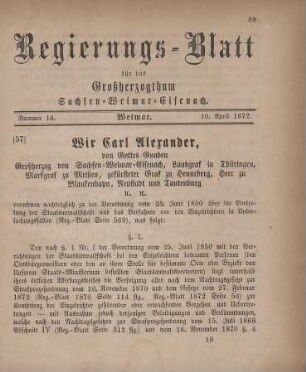 Nr. 16 : 10. April 1872