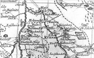 Görlitz. Oberlausitzkarte, Schenk, 1759