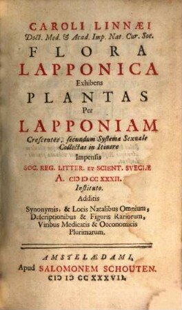 Flora Lapponica