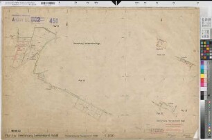 Sendenhorst (Sendenhorst), Flurbereinigung Sendenhorst, Bl. 39 Zuteilungskarte Sendenhorst Stadt Flur 3 tlw.