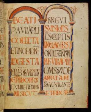 Augustinus, Exzerpte zu den Paulusbriefen [u.a.] - Staatsbibliothek Bamberg Msc.Bibl.126