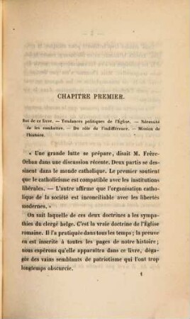 L' église et les libertés Belges