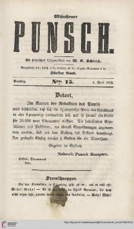 Nro. 15 (4. April 1852)