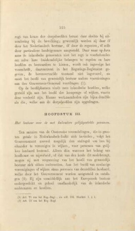 Hoofdstuk III. Het bestuur over de met inlanders gelijkgestelde personen