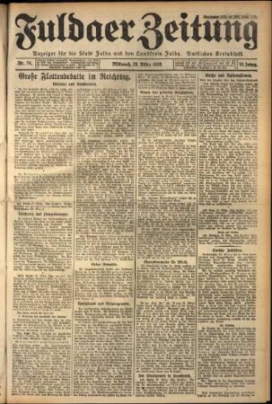 Ausgabe vom Mittwoch, den 28. März 1928.