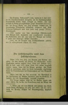 Die Schützengilde und das Schützenhaus