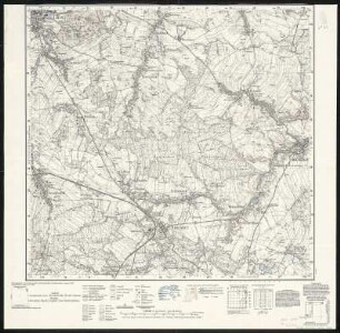 Meßtischblatt [4954] : Löbau, 1944 : Löbau. - Aufgen. 1929, einz. Nachtr. 1936. - 1:25000. - Leipzig, 1944. - 1 Kt.