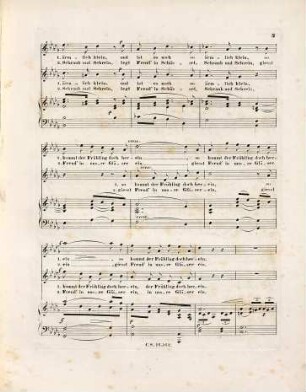 Sechs Lieder für zwei Singstimmen mit Begleitung des Pianoforte : op. 58, 4. Liebesglück